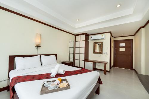 Katil atau katil-katil dalam bilik di Khon Kaen Orchid Hotel