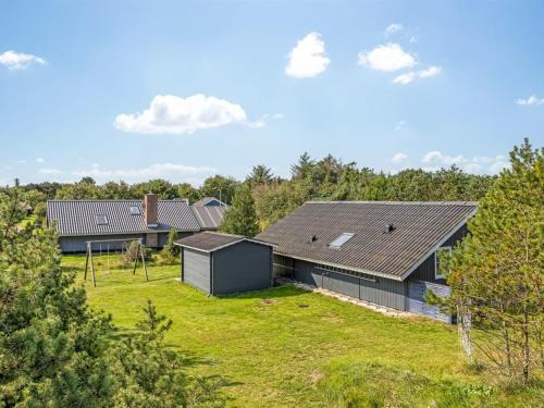 an aerial view of a row of houses at Holiday Home Sanelma - 900m from the sea by Interhome in Vejers Strand