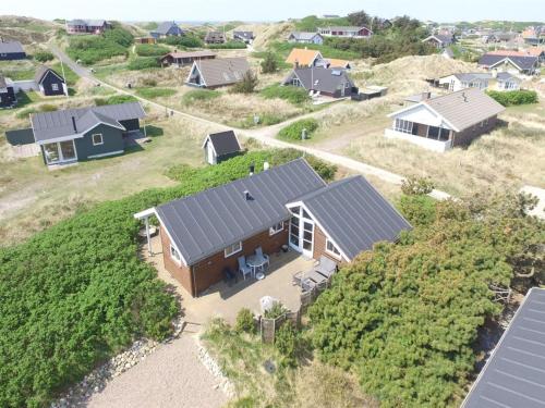 an overhead view of a house in a subdivision at Holiday Home Geeske - 400m from the sea by Interhome in Ringkøbing