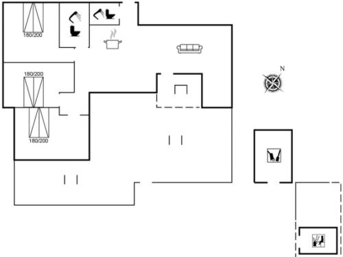 a schematic diagram of the experimental apparatus at Holiday Home Leleks - 200m from the sea by Interhome in Hvide Sande
