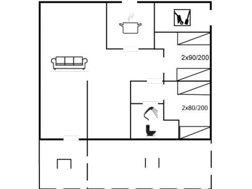 a schematic diagram of the experimental apparatus at Holiday Home Luiza - 300m from the sea by Interhome in Lemvig