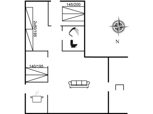 a schematic diagram of the experimental apparatus at Holiday Home Olesia - 250m from the sea by Interhome in Harboør