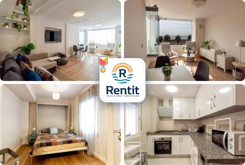 RentitSpain - Motril - Mar Azul con Vista a la Costa Tropical