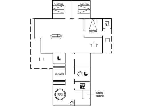 Κάτοψη του Holiday Home Doris - 150m from the sea by Interhome