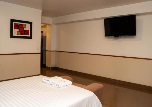 Μια τηλεόραση ή/και κέντρο ψυχαγωγίας στο Hotel Costa Riviera