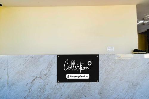 a sign on the wall of a bathroom at Collection O Chengicherla Hyderabad in Hyderabad