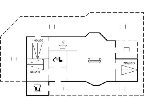 Κάτοψη του Holiday Home Klakke - 900m from the sea by Interhome