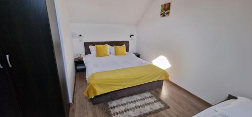 Postel nebo postele na pokoji v ubytování Casa de oaspeti Laura