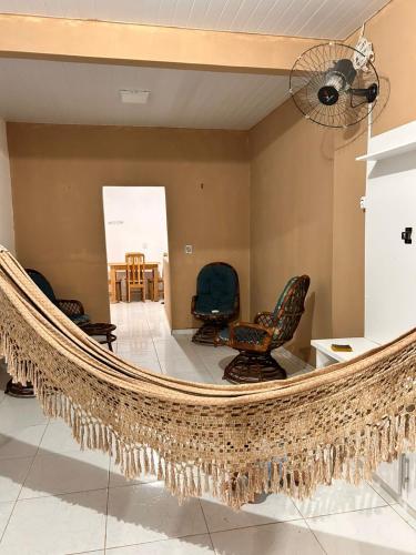 Posezení v ubytování Casa Pé na Areia