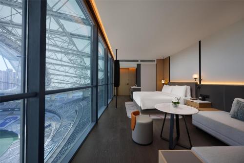 Χώρος καθιστικού στο Radisson Blu Hotel, Shanghai Stadium