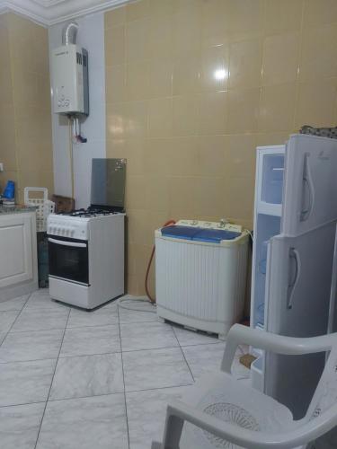 Η κουζίνα ή μικρή κουζίνα στο Location saisonnière un salon et deux chambres