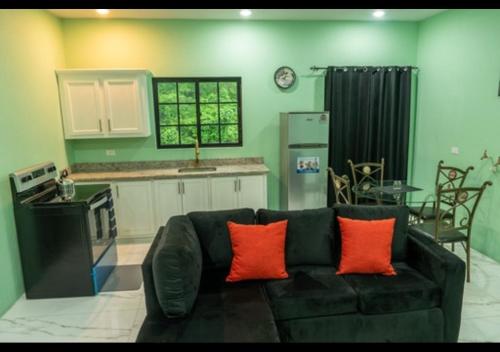 Η κουζίνα ή μικρή κουζίνα στο Apartment In Falmouth