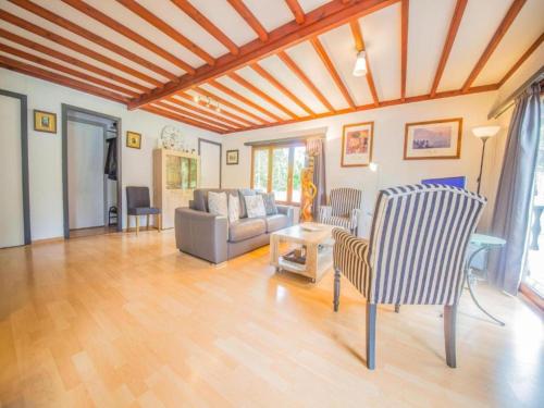 a living room with a couch and a table at ChaLaise in Beffe