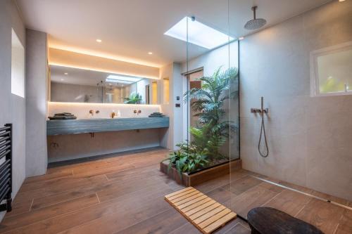 Koupelna v ubytování Deer Close