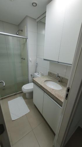 Ένα μπάνιο στο Studio Premium 30 Andar Transamerica Fit