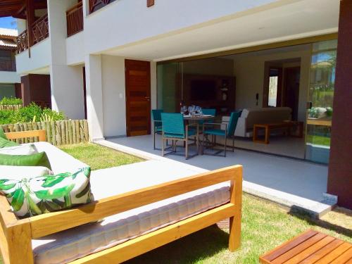 Posezení v ubytování Ykutiba Imbassaí - Apartamento 2 Quartos - H03