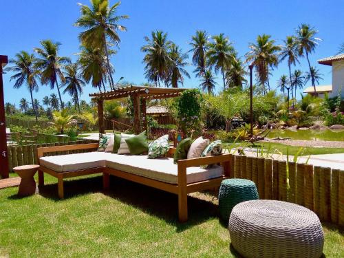 Zahrada ubytování Ykutiba Imbassaí - Apartamento 2 Quartos - H03