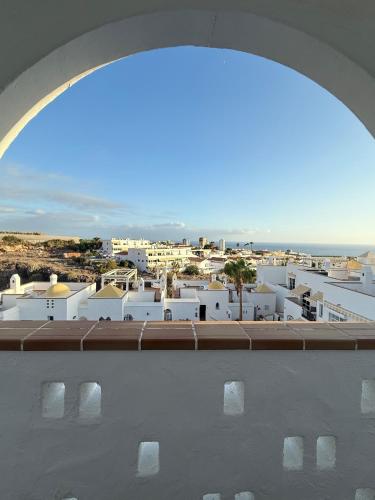 Sunset en Oasis tropical