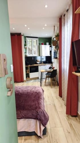 Studio de charme climatisé Gare Riquier