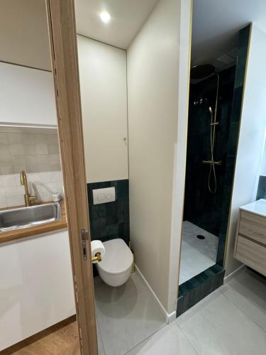 Bilik mandi di Studio cosy proche d Aix en Provence