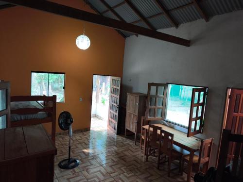 Posezení v ubytování Hostel Casa de Fábio