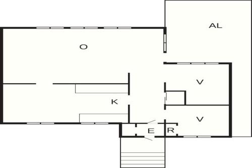 a floor plan of a house at 5 person holiday home in VÄRMDÖ in Värmdö