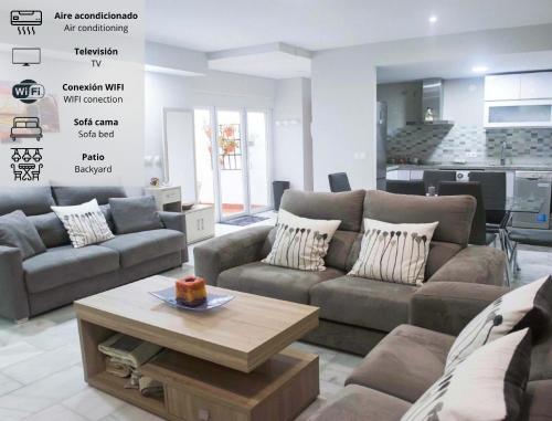 Apartamento entre Patios Valladares