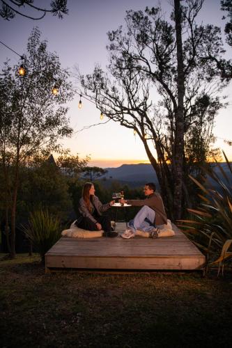Tetamu yang menginap di Cabanas Cold Mountain