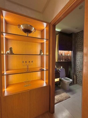 a bathroom with a sink and a toilet at Raoufff allam in Kenitra