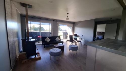 Nhà bếp/bếp nhỏ tại Casa en Frutillar