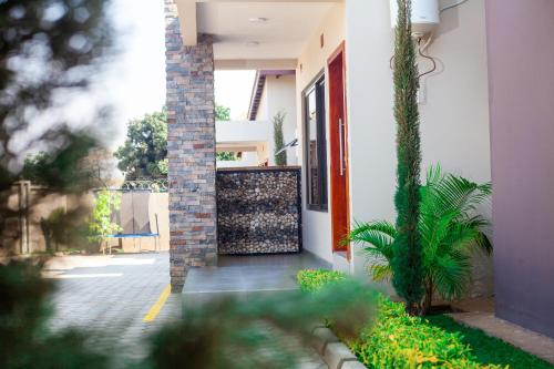 Κήπος έξω από το MTM Apartments