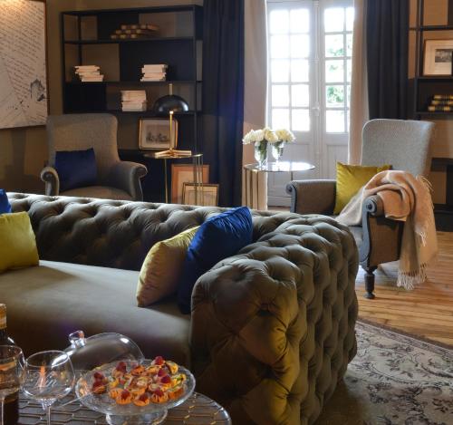 Posezení v ubytování Le Général d'Elbée Hotel & Spa - Teritoria