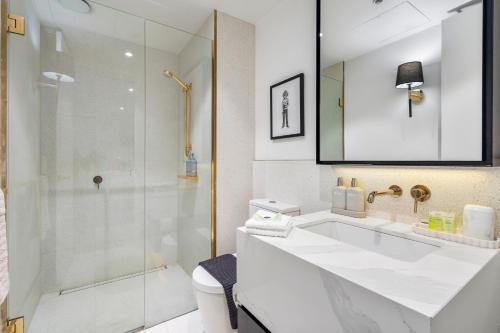 Phòng tắm tại Apartment in South Melbourne