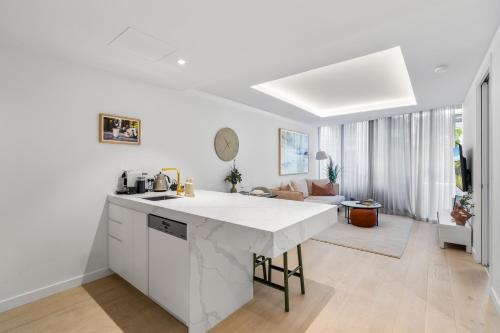 Nhà bếp/bếp nhỏ tại Apartment in South Melbourne