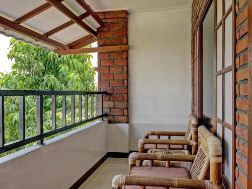 Χώρος καθιστικού στο Sanur Lodge