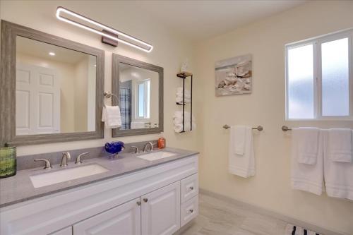 Koupelna v ubytování Goodland Blue House