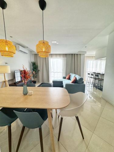 Зона вітальні в Mindelo Bay Apartment