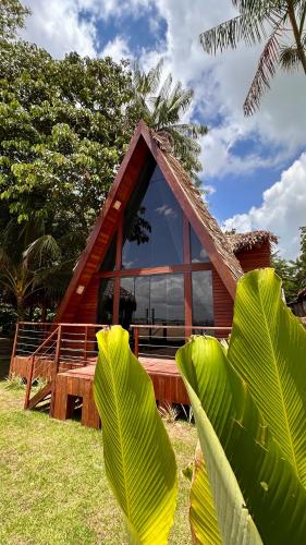 Taman di luar A Cabana Combu