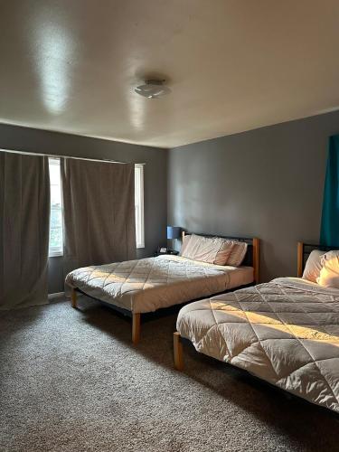 Postel nebo postele na pokoji v ubytování Cozy Dundee Escape