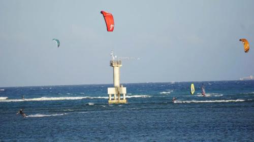 Επισκέπτες που μένουν στο Ozfarm-kiteBoarding School