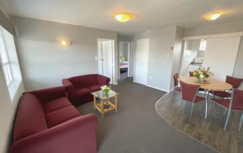 Χώρος καθιστικού στο Heaphy Apartment