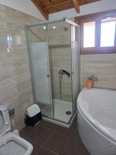 Et badeværelse på Emily Cottage house in Gjirokaster