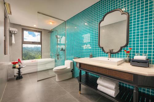 Koupelna v ubytování DeLaMont Sapa Hotel - Hill Serenity Retreat