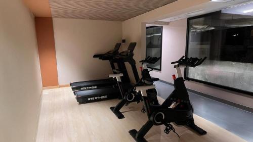 Fitness centrum a/nebo fitness zařízení v ubytování Radisson Blu Bariloche