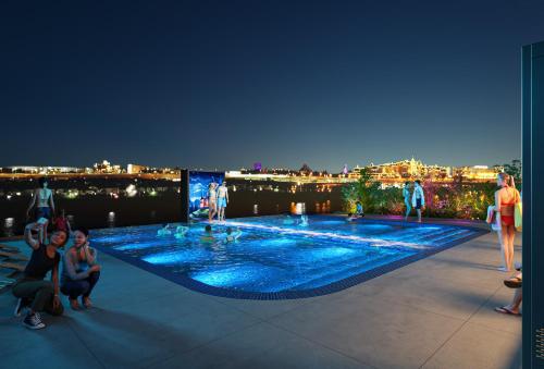 Πισίνα στο ή κοντά στο Premium hotel MONday MAIHAMA View 1