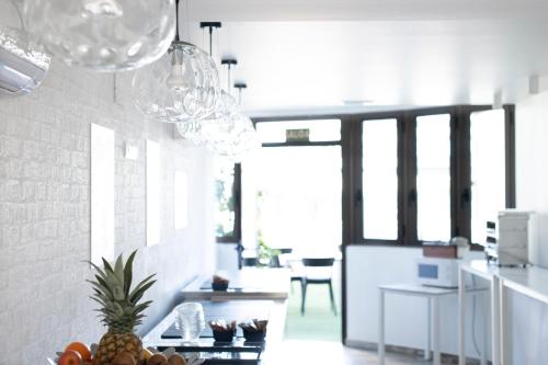 Η κουζίνα ή μικρή κουζίνα στο Hotel Boutique Calas de Alicante