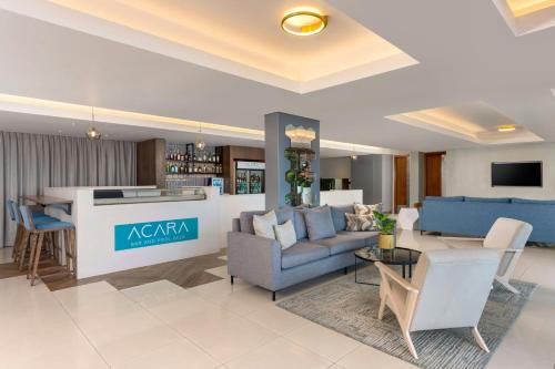 Televisyen dan/atau pusat hiburan di Cape Town Marriott Hotel Crystal Towers