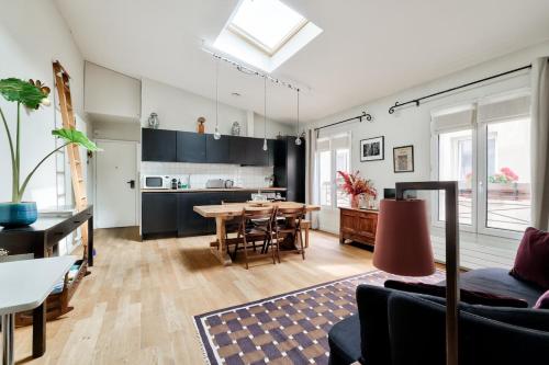 Stunning Parisian 1BR Flat 5 min from Montmartre