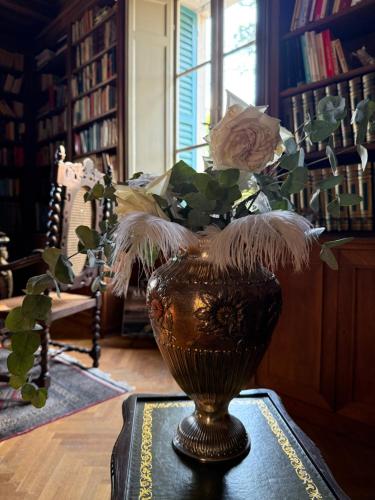 Biblioteca en el bed & breakfast