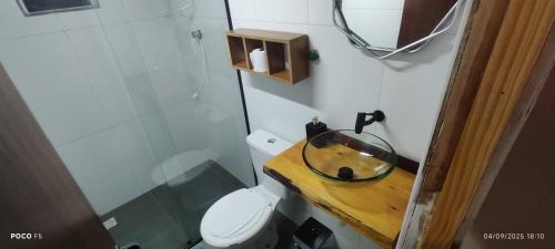 Phòng tắm tại Loft da Bia